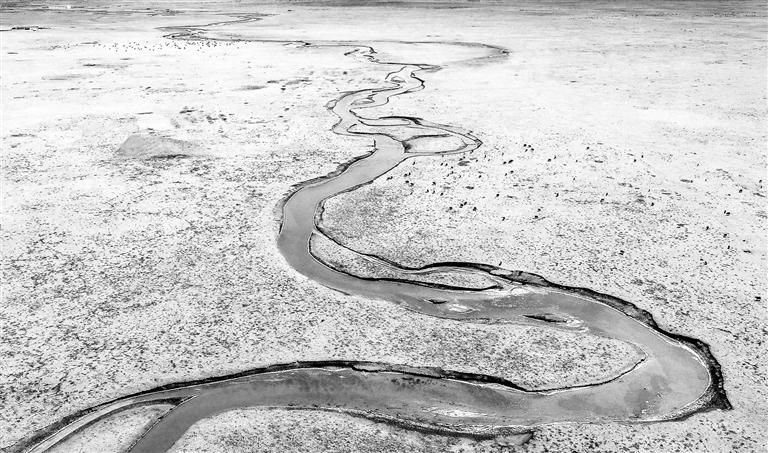 甘南的黄河婉约如诗 掌上兰州&middot;兰州晨报首席记者 田蹊 摄