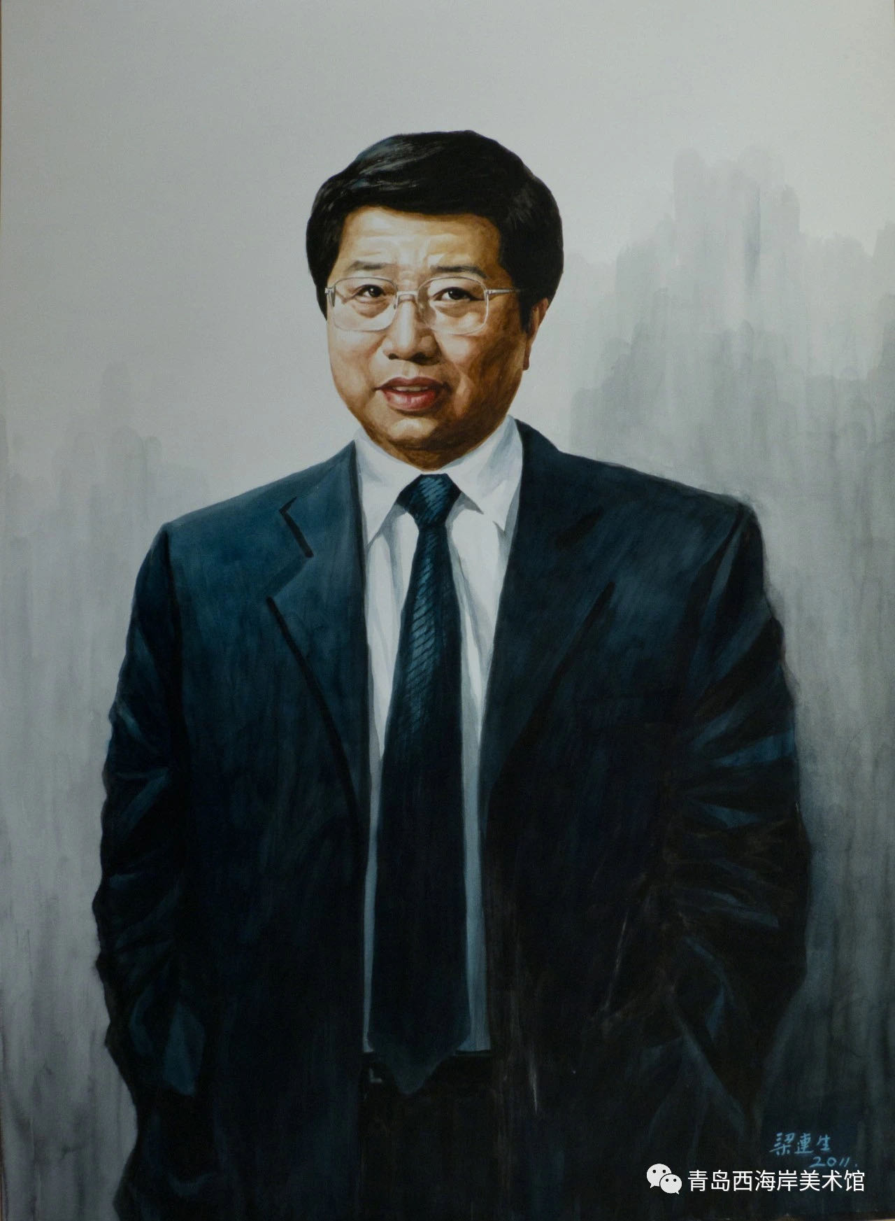 周厚健 水彩 110X80cm