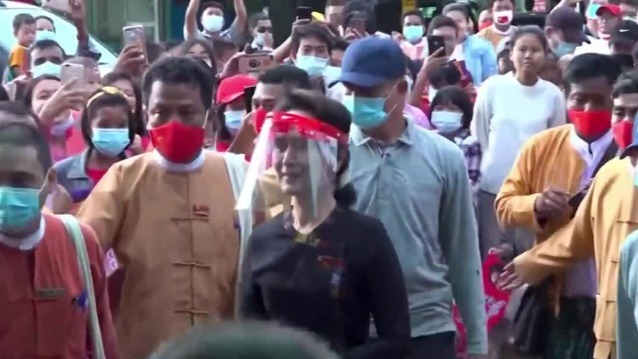 昂山素季：不知道自己被关在哪里 不清楚法院位置