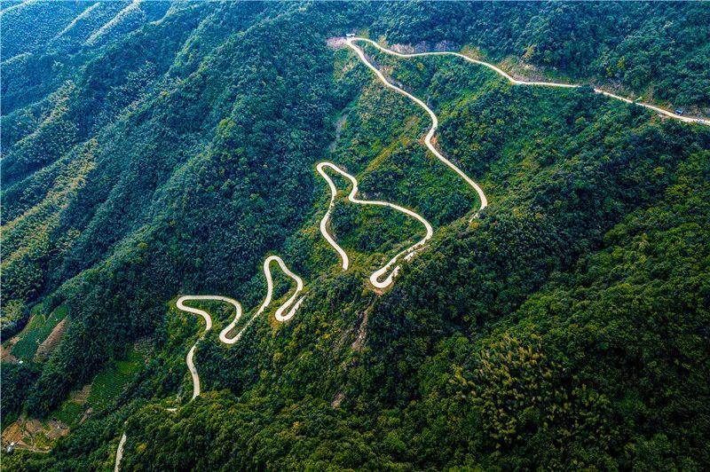 第一名金寨中国红岭公路最美路段入选中国十大最美农村路
