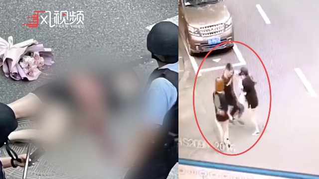 义乌一男子当街捅伤妻子，警方：犯罪嫌疑人已被抓获