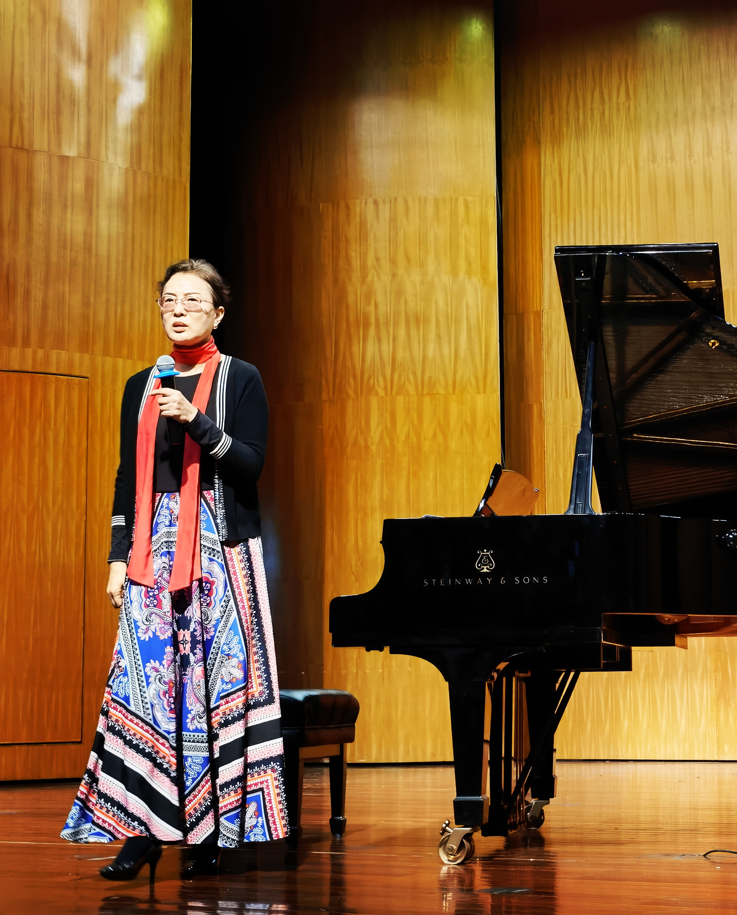 湖师音音乐学学术季开幕上音教授周温玉首讲