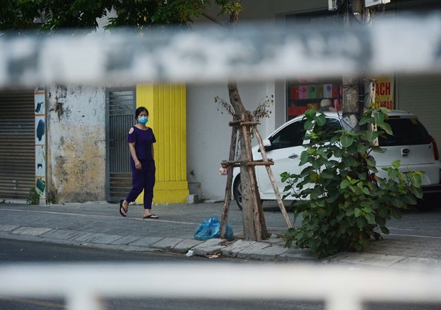 一名戴口罩的女子走过越南中部岘港市街头。(新华社资料)