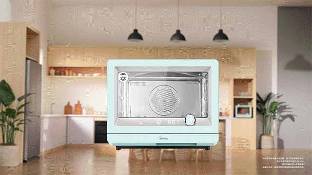 搭载HarmonyOS Connect的美的蒸烤箱，图源华为