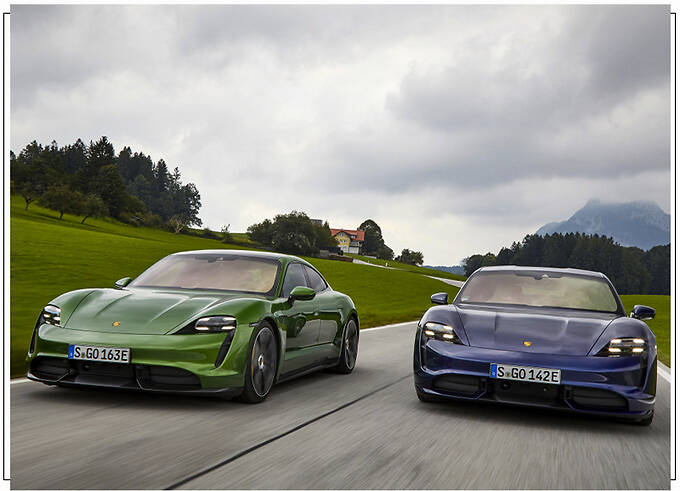 保时捷新车cajun来袭搭多种动力定位低于taycan叫板model3