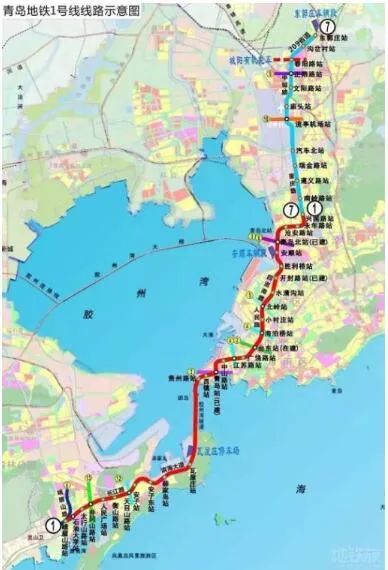 青岛m15地铁线路图图片