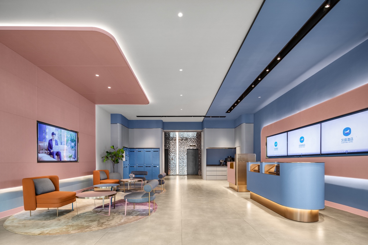 （汉庭太原新品旗舰店大堂）