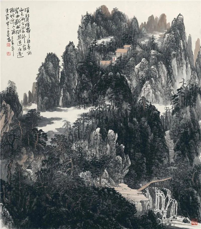 溪声犹带夜来雨