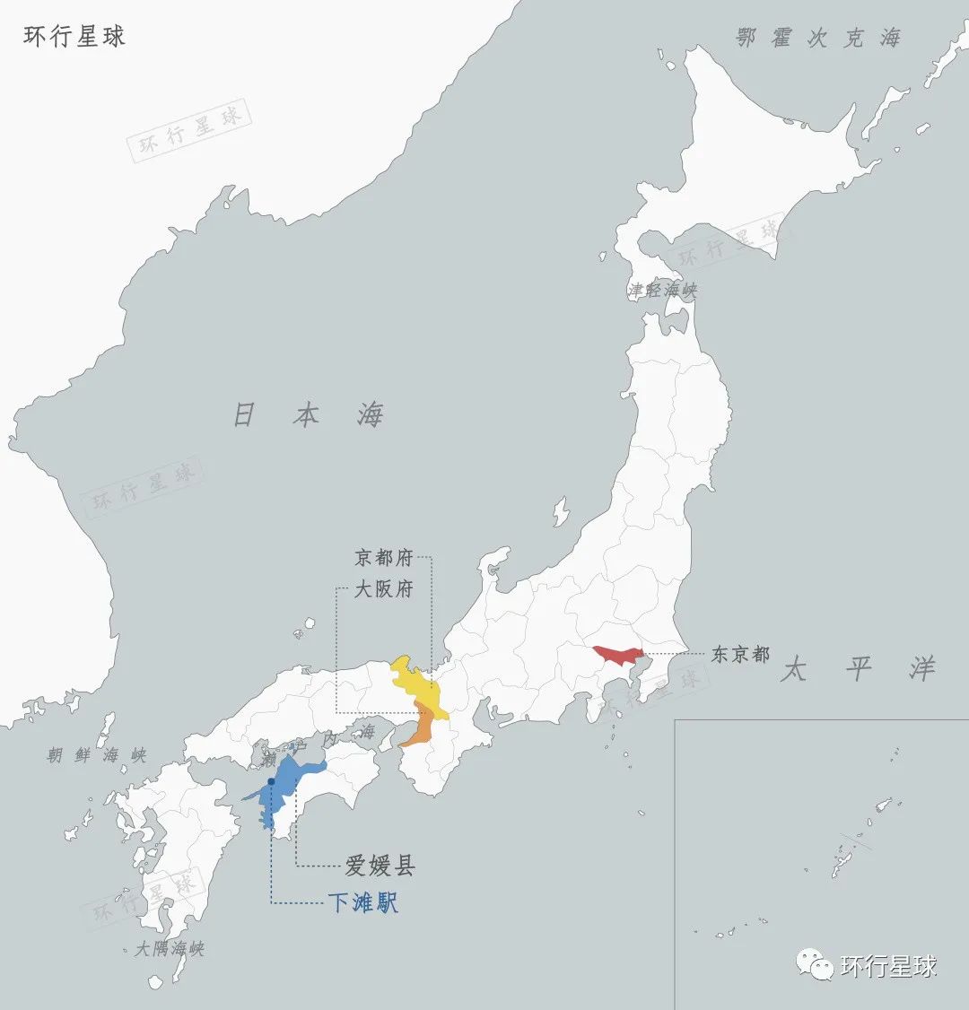 四国岛地图图片