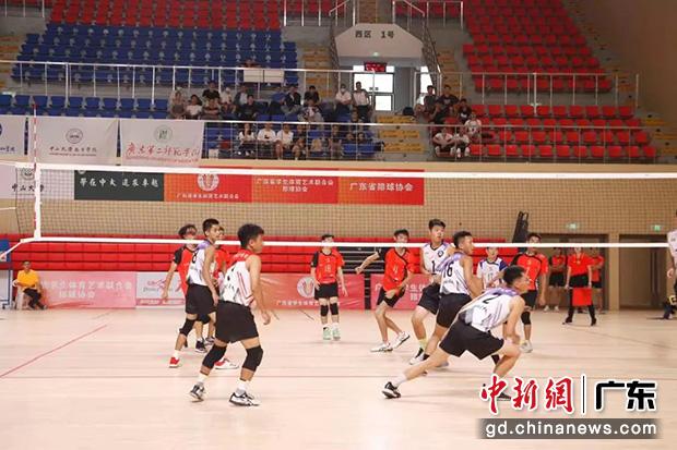 2021年广东省第十一届大学生排球联赛开打　赛事组委会供图