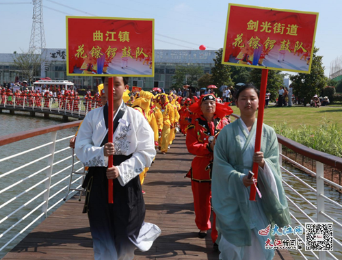 丰城举办非遗“花镲锣鼓”大型展示展演活动
