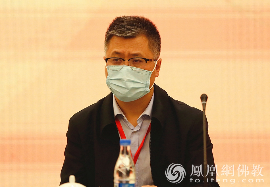 中国佛教协会秘书长刘威出席活动(图片来源:凤凰网佛教)