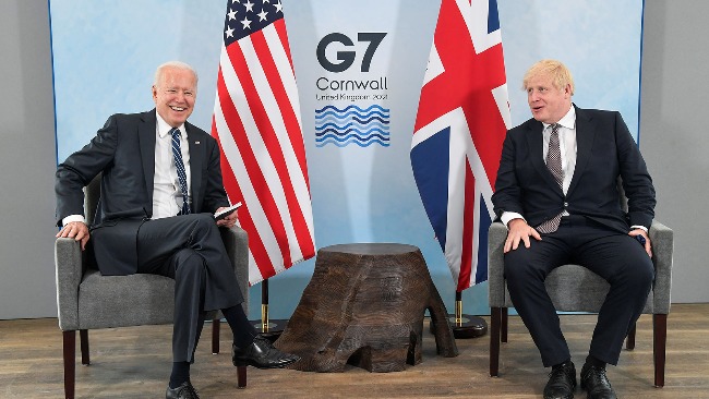 拜登：G7开会的地点太漂亮 令我不想回家