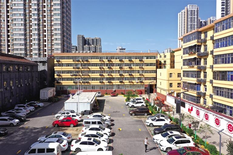 改造后的航天基地剧团小区