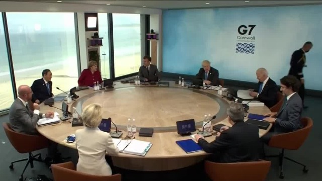 G7峰会首日 七国领导人同意捐出十亿剂新冠疫苗