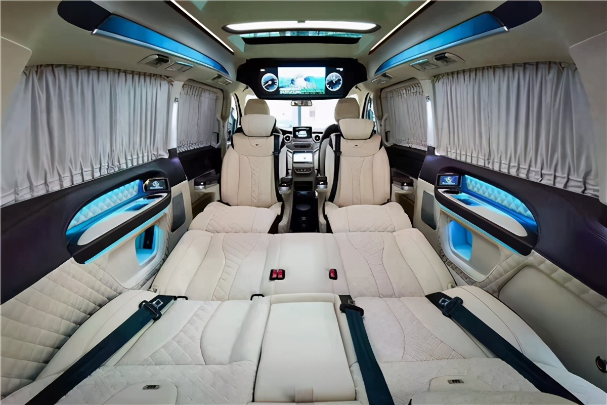 新款奔驰V260L改装高顶七座商务车，上海专业定制商务车价格