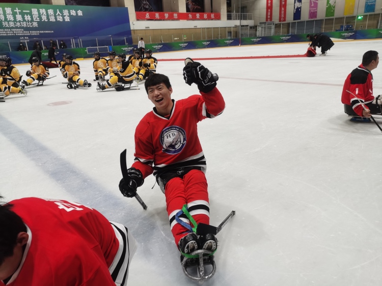 图为河北省选手在比赛现场。 河北省残联供图