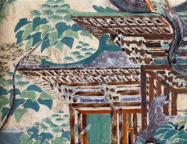 图19、后佛殿与夹屋斗栱 第172窟 盛唐