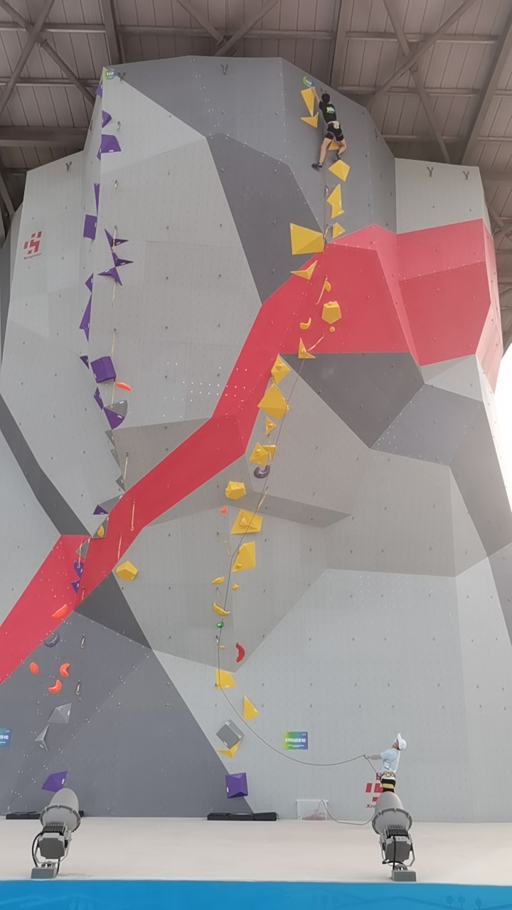 第十四届全国运动会攀岩项目测试赛暨陕西省省队对抗赛