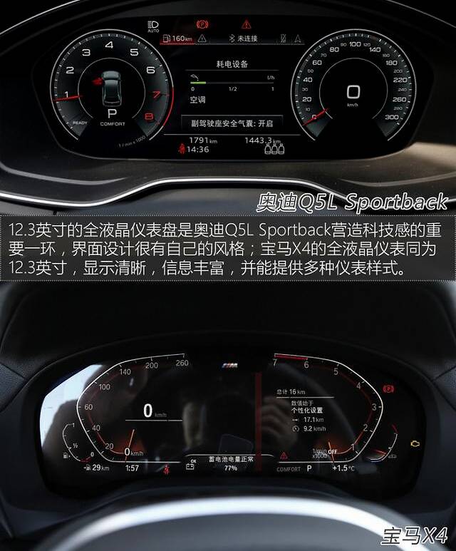 不甘于平庸奥迪q5lsportback对比宝马x4