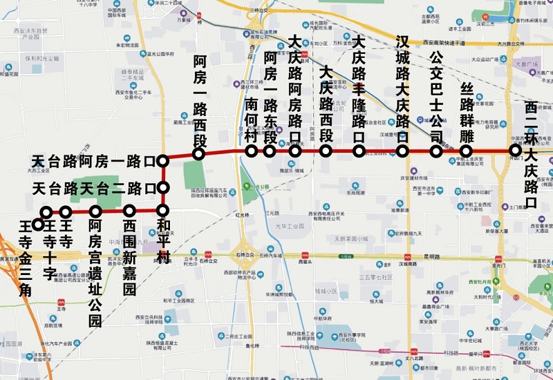 17日起西安調整106145302622路四條公交線路