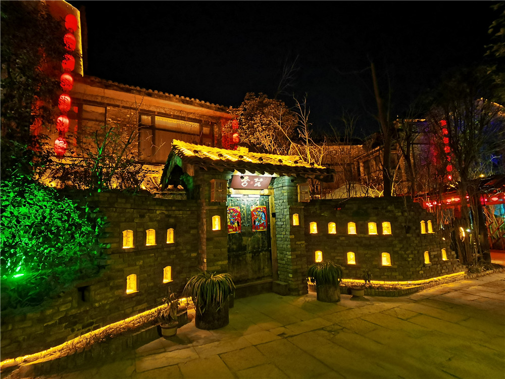 周至水街爱在路上民宿集群梵舍禅意主题民宿