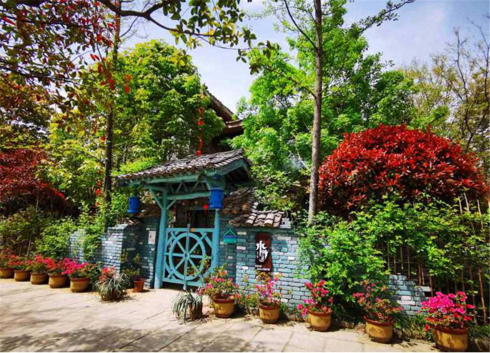 周至水街爱在路上民宿集群水街六号航海精品主题民宿