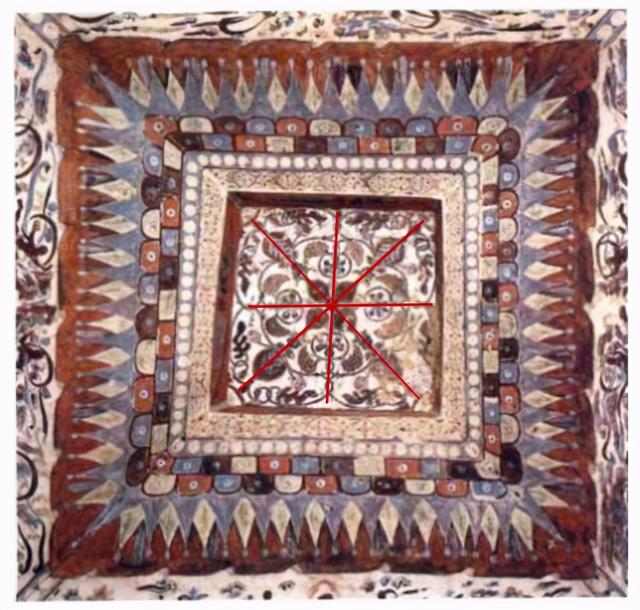 初唐莫高窟第209窟藻井