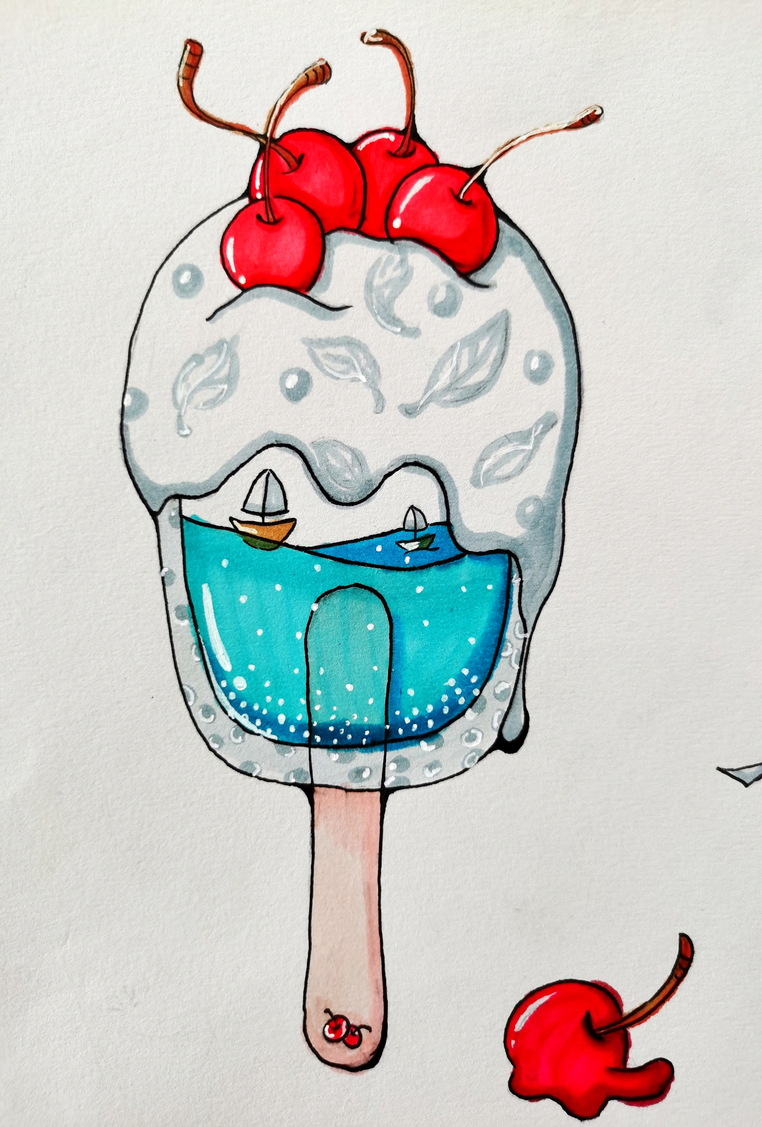 哇,好奇特的雪糕!