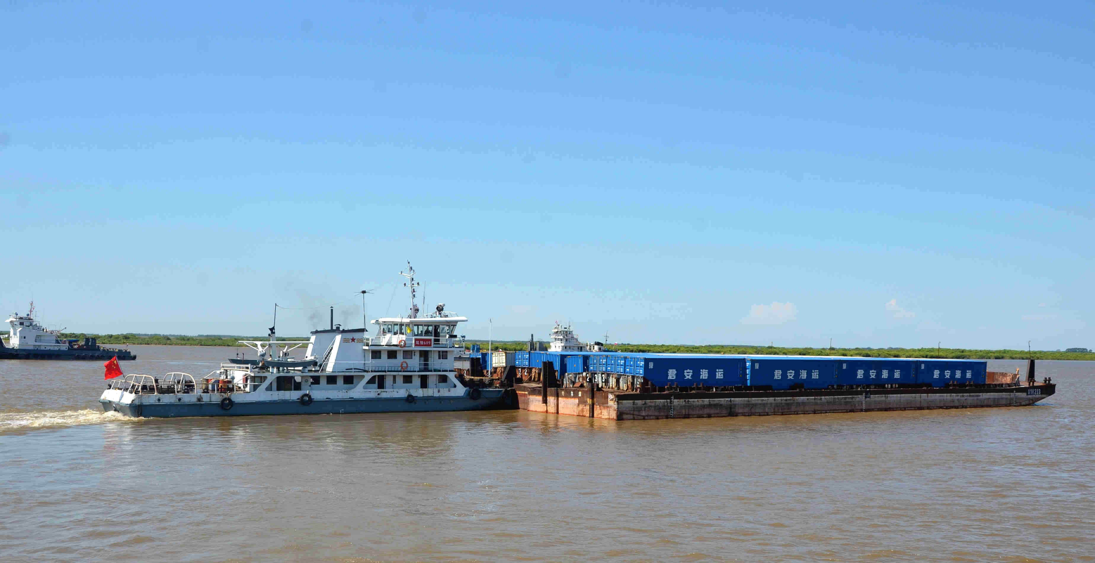 同江港启动水铁联运线路 打通中欧班列出入境新通道