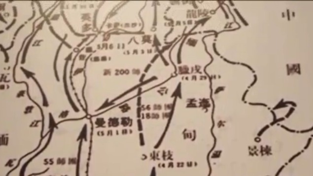 日军占领昆仑关后，中国军队开始了桂南大反攻