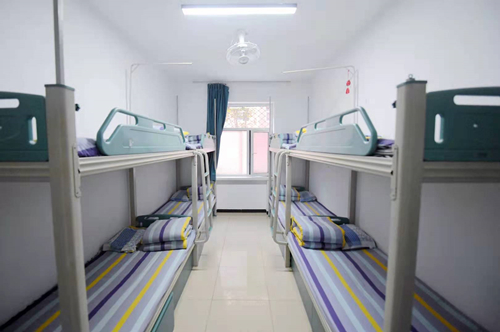 石家庄卓越中学的学生宿舍