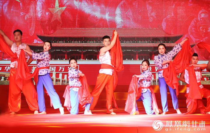 文艺群星闪耀集结，为建党100周年诚意献礼。甘肃银行供图