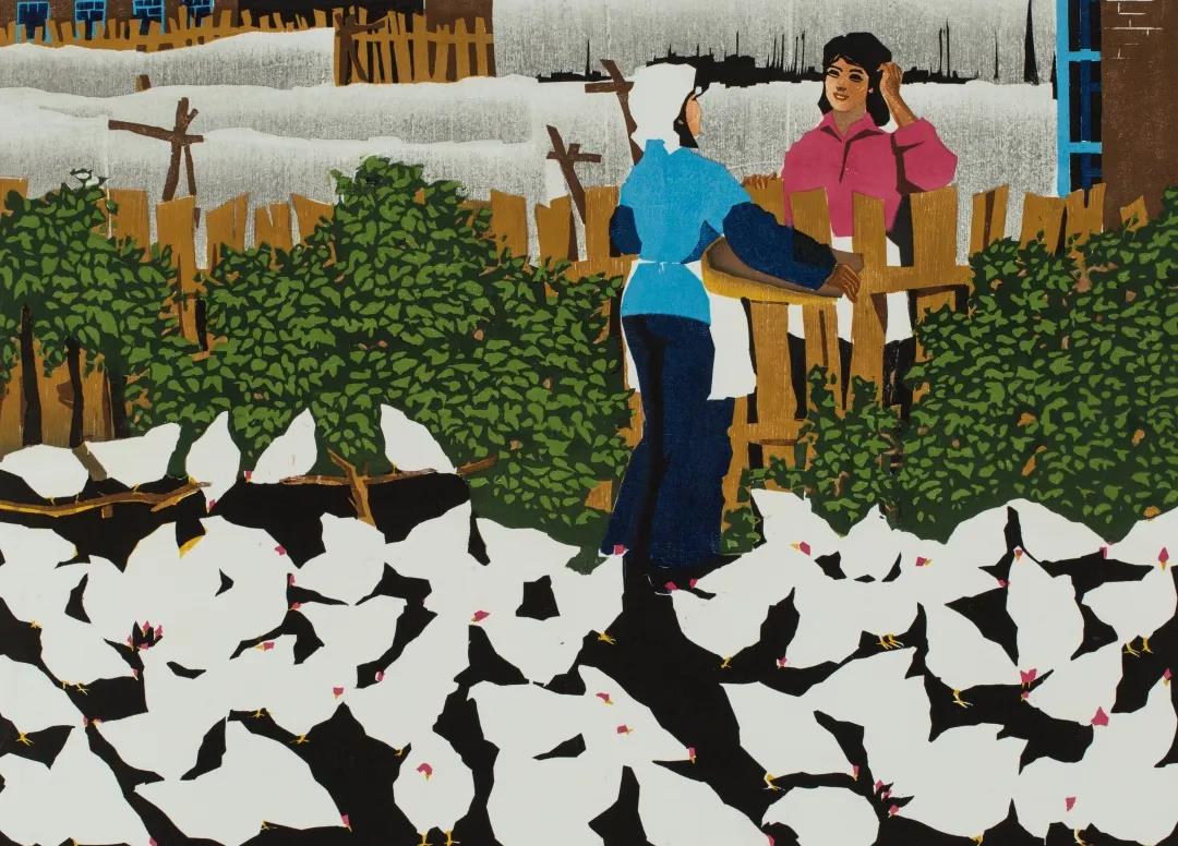 北方九月 晁楣 1963展览展出155件(套)经典版画作品(张思宇摄)展览在