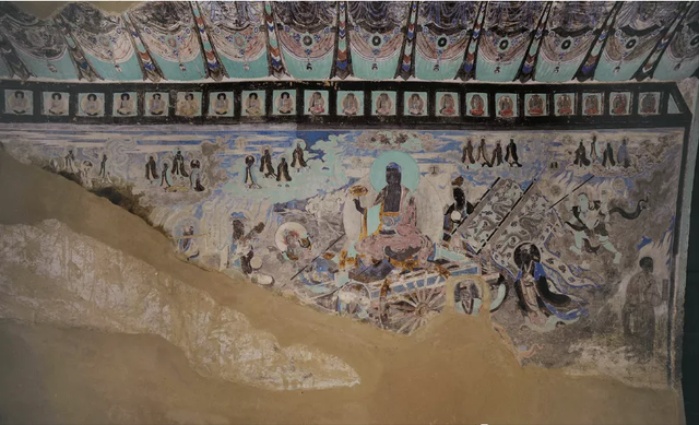 炽盛光佛出行图 莫高窟第61窟甬道南壁 西夏