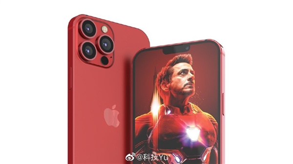 iPhone 13超清渲染图曝光：红色特别版回归