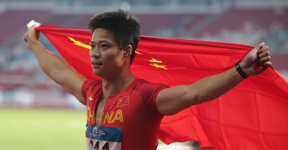 2018年雅加达亚运会,苏炳添获得男子100米金牌