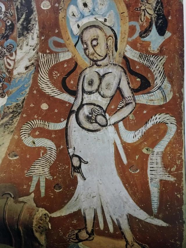 莫高窟第272窟 西壁龛内北侧 胁侍菩萨（北凉）