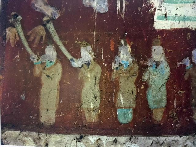 莫高窟第275窟 北壁 供养乐队（北凉）