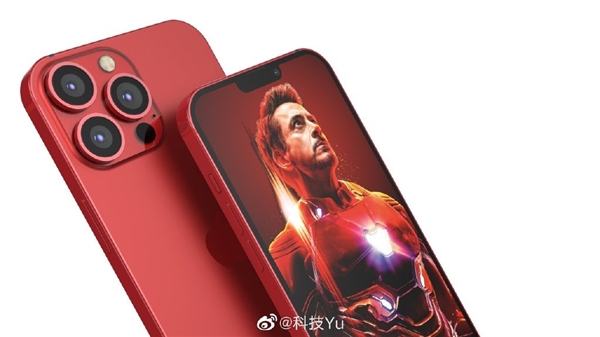 iPhone 13超清渲染图曝光：红色特别版回归