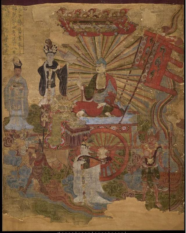 炽盛光佛并五星图 晚唐 大英博物馆藏