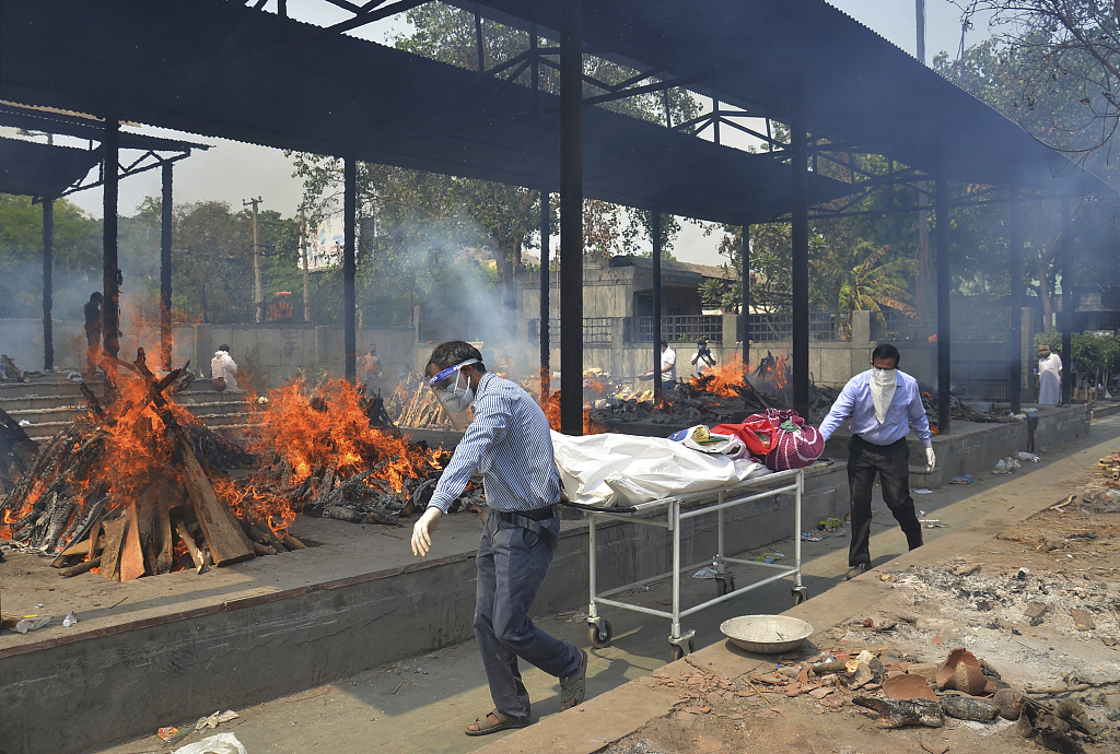 印度一火葬场用新冠死者骨灰建公园 负责人:还用了牛粪