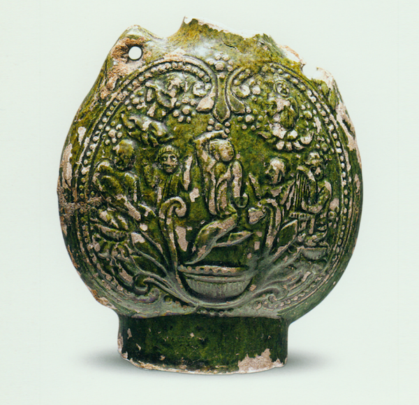 图三 宁夏固原出土北魏绿釉陶扁壶