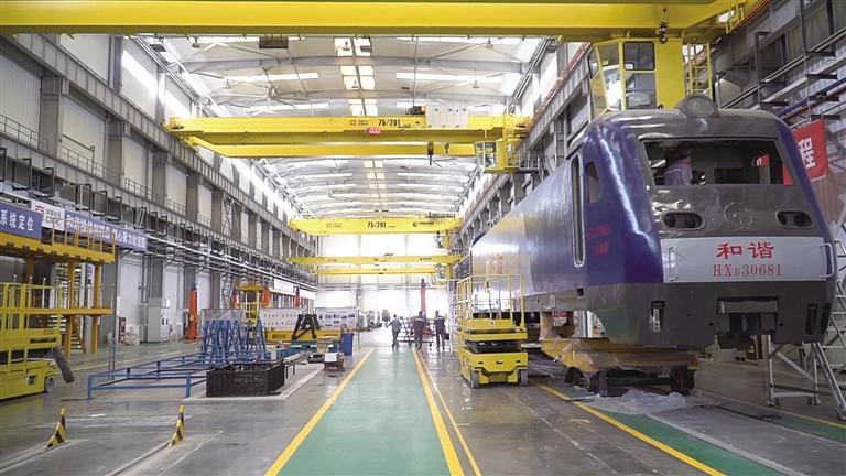 中车兰州机车有限公司的轨道交通装备产业基地