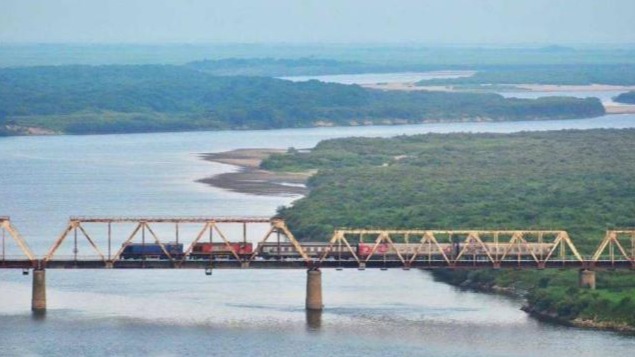 珲春防川旁的朝俄大桥：这座桥的高度为什么非常低？