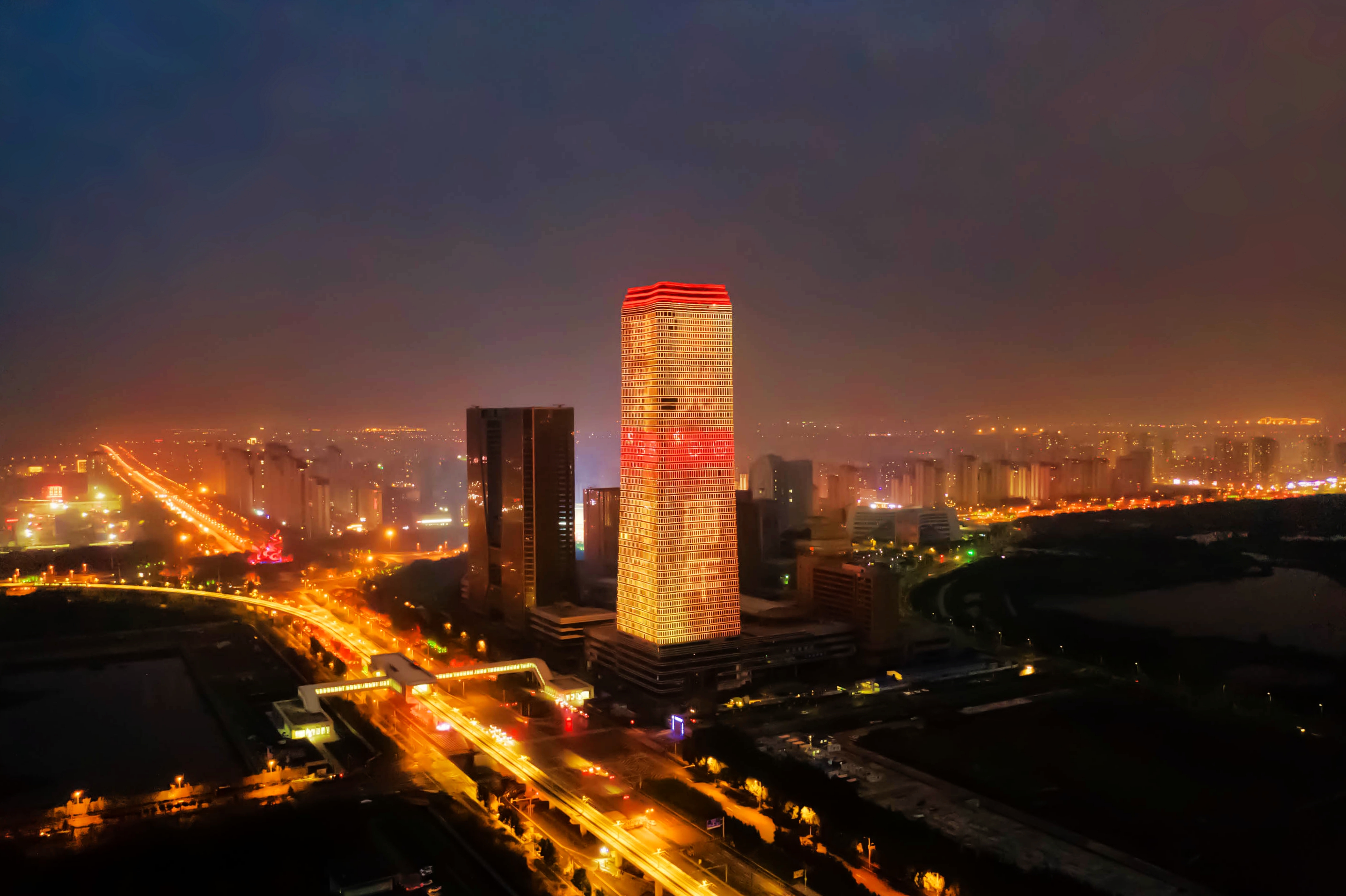 长春夜景图片最美图片