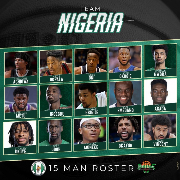 尼日利亚15人奥运集训名单：多达8名NBA球员 热火3人在列
