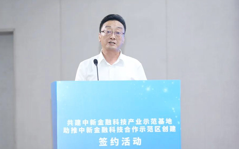 两江新区党工委委员、管委会副主任秦淑斌致辞