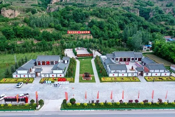 吴焕先烈士纪念馆（无人机照片） 平凉日报全媒体记者 姚志强 摄