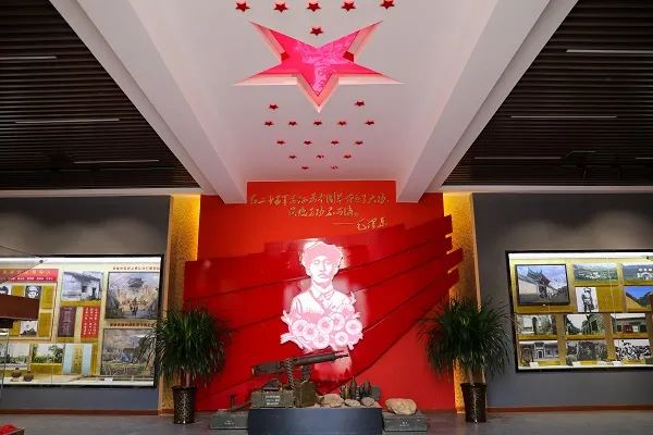 吴焕先烈士纪念馆展厅一隅 平凉日报全媒体记者 姚志强 摄